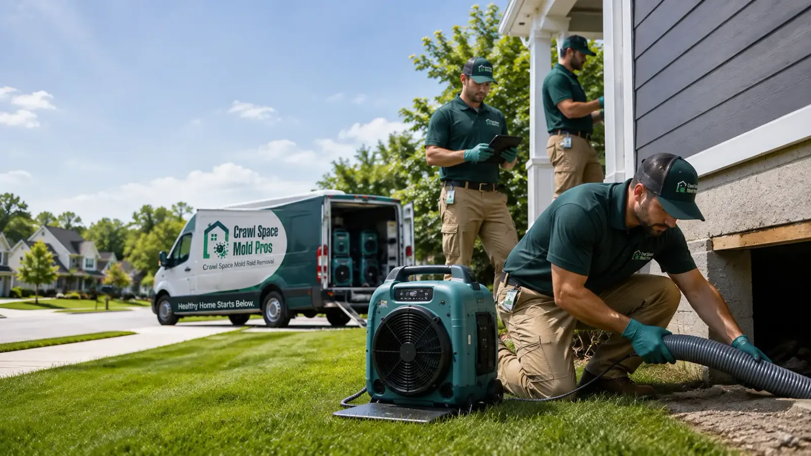 Crawl Space Mold Removal in Ludlow, SD